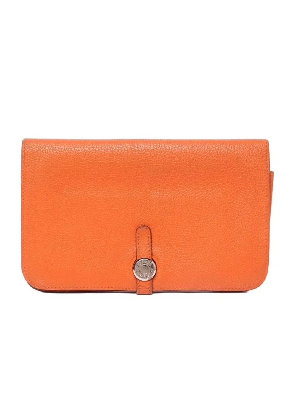 Hermes Bifold Wallet Silver Dogon GM